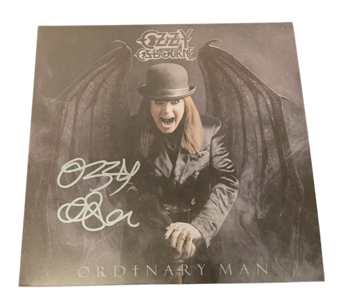 OZZY OSBOURNE SIGNED 'ORDINARY MAN' ALBUM VINYL LP AUTOGRAPH BECKETT COA 2 Cover