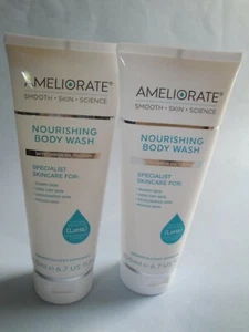 2 x AMELIORATE Nourishing Body Wash 200 ml/ 6.7 oz New - Picture 1 of 3