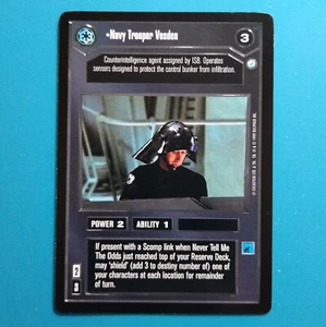 Navy Trooper Vesden Star Wars CCG SWCCG Endor Authentic PL - Bild 1 von 2