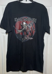IRON MAIDEN T-Shirt The Trooper Mens XLarge Black Shirt - Picture 1 of 5