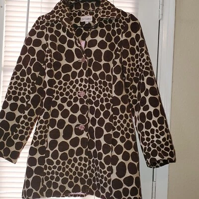 Abrigo estampado animal 3 Sisters para mujer talla S Foto 1 de 4