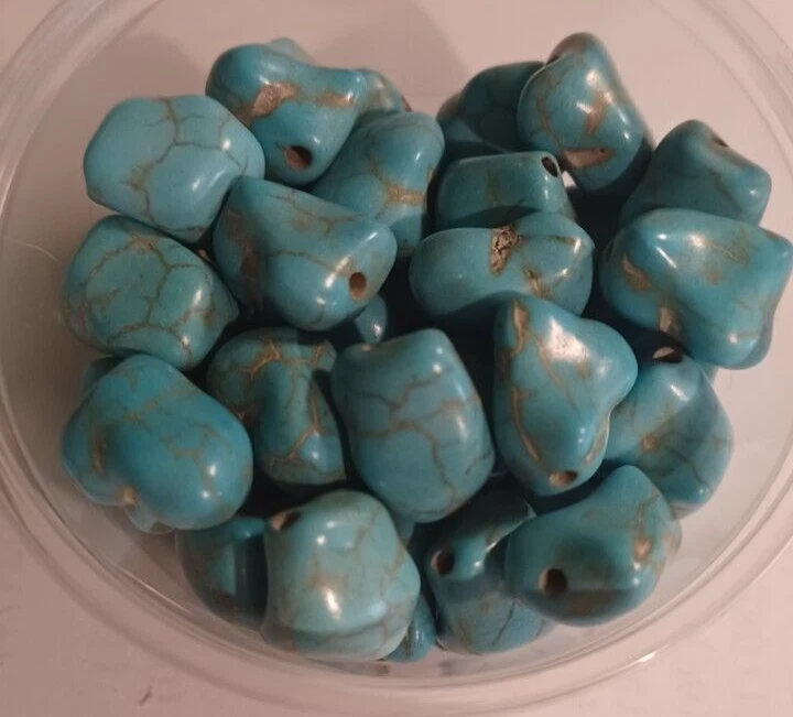 Loose Bead Stone Nugget Chip Turquoise Color - Image 1 of 1