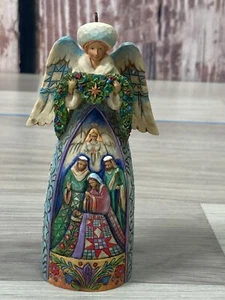 Jim Shore Heartwood Creek Winter Nativity Angel 4008992 Hanging Ornament 2007 - Picture 1 of 8