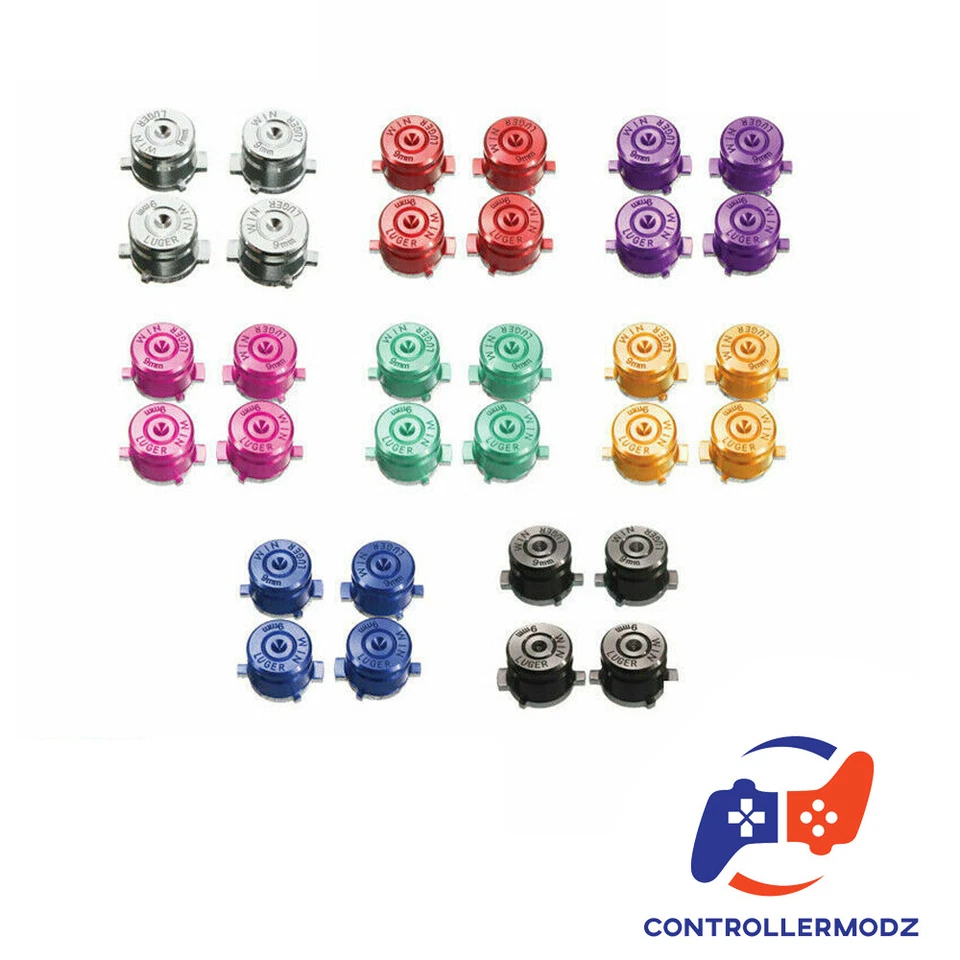 Ersatz Metall Kugel Action Tasten für PS3 + PS4 Controller Custom Mod Kit - Bild 1 von 1
