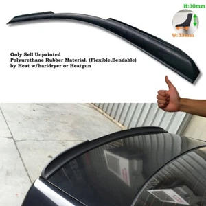 244SC Rear Duckbill Trunk Spoiler Wing Fits 2011~2015 Volkswagen Passat B7 Sedan - Picture 1 of 6