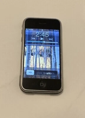 Apple iPhone 1st Generation - 8GB - Black (AT&T) A1203 (GSM) B35 - Image 1 of 4