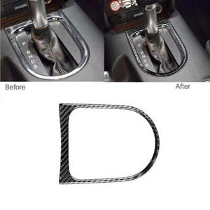Carbon Fiber Center Console Gear Shift Box Panel Cover For Ford Mustang 2015-19 - Picture 1 of 9
