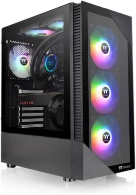 Thermaltake CA-1X3-00M1WN-00 Computer Case - View 200 TG ARGB Mid Tower ATX - Image 1 of 4