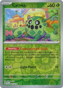 Reverse Holo Cacnea 005/198 Common Scarlet & Violet Base Set Pokemon TCG - Bild 1 von 1