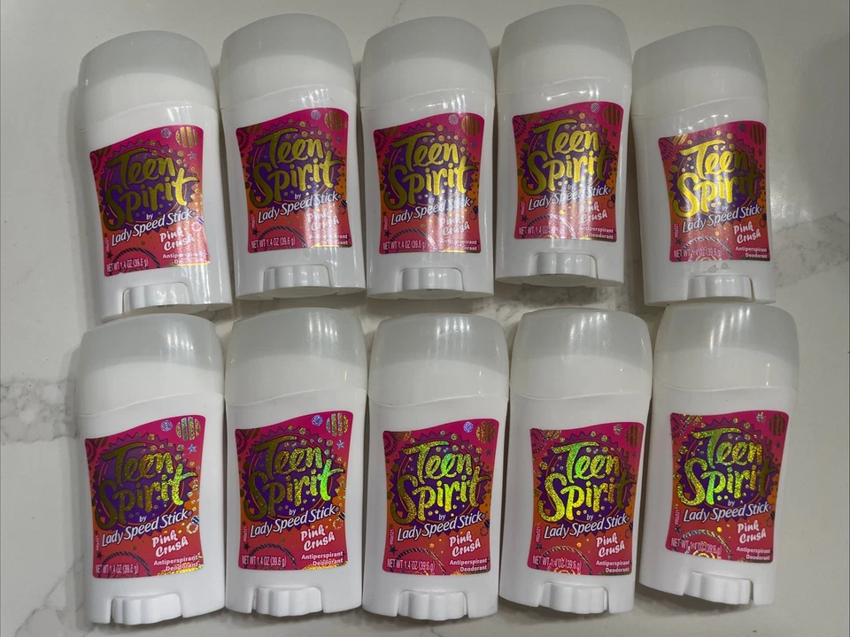 Lady Teen Spirit Speed Pink Crush Deodorant Stick Fresh Fun Antiperspirant 7 14