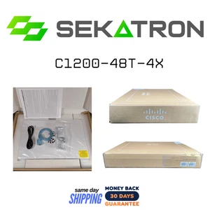 🔀 Cisco Refresh C1200-48T-4X • 48x Gigabit + 4x 10Gb SFP+ ⚡Envío rápido - Imagen 1 de 2
