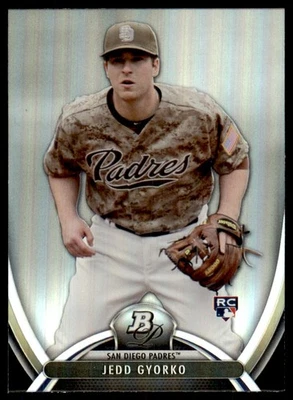 2013 Bowman Platinum Jedd Gyorko Rookie San Diego Padres #90 - Image 1 of 2