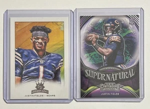 Justin Fields 2021 Contenders Supernatural RC / Chronicles Gridiron Kings - Jets - Bild 1 von 2