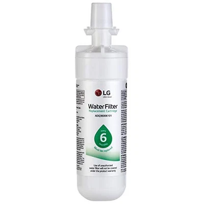 LG LT700P- 6 Month Refrigerator Water Filter, NSF42 and NSF53, White, Single - Image 1 of 4
