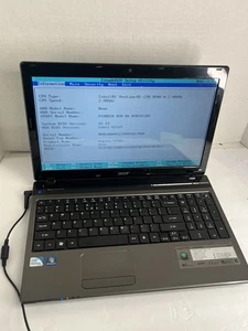 Acer Aspire 5750Z-4835 Laptop - Boots to Bios NO HDD- For Parts - Picture 1 of 4
