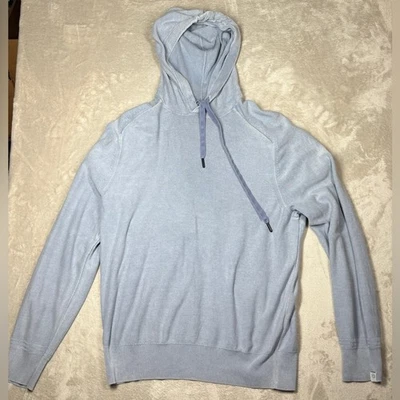 Rag & Bone Men’s 100% Cotton Knit Pullover Lance Washed Blue Pullover Size Large - Image 1 of 4