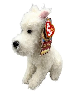 Juguete de peluche Ty Beanie Baby - Snowy the Dog, MWMT - Imagen 1 de 6