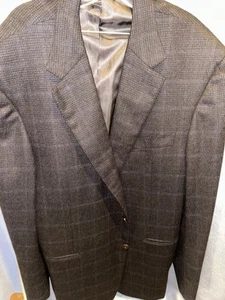 Canali Suit Coat Men's Wool Cashmere Silk Sports Jacket Size 46 Made Italy - Picture 1 of 21