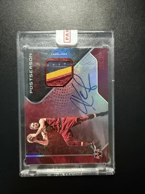 2017-18 Panini Vanguard-Postseason Heroes Auto Materials Kevin Love Red 1 /1 - Image 1 of 2