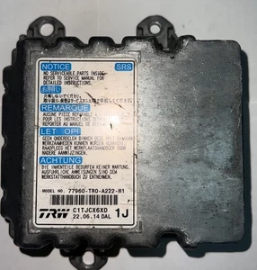 2014-2015 Honda Civic SRS Control Unit 77960-TR0-A222-M1 - Picture 1 of 2