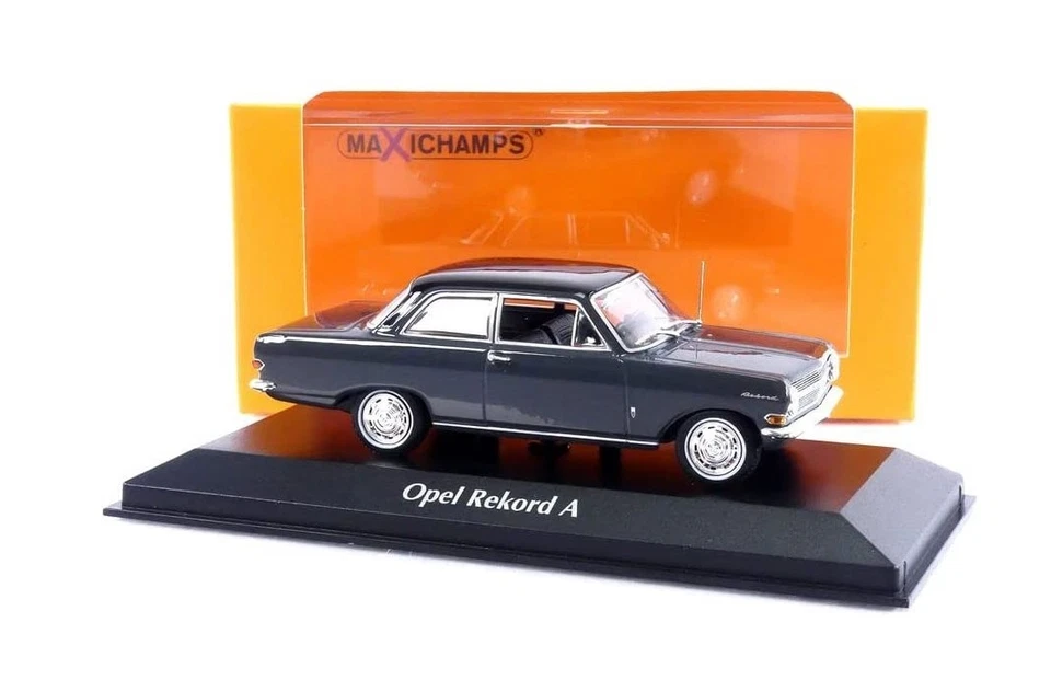 OPEL REKORD A 1962 Grigio Scuro MAXICHAMPS 940041001 1 43 GRIGIO MINICHAMPS