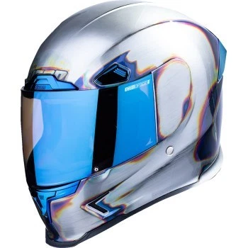 Icon Airframe Pro Helmet Full Face - Reentry Silver - Adult Size Large - Image 1 of 4