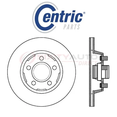 Centric C-TEK Disc Brake Rotor for 1967 Mercury Villager 2.8L 3.3L 4.7L 6.4L eo Foto 1 de 4