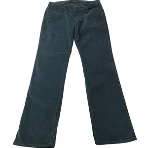 CALVIN KLEIN Jeans Straight Corduroy Trousers Green Womens UK Size 16 - Picture 1 of 6