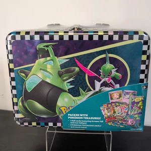 Pokemon TCG Collectors Chest Tin, 6 Booster Packs & 2 foil cards - Picture 1 of 3