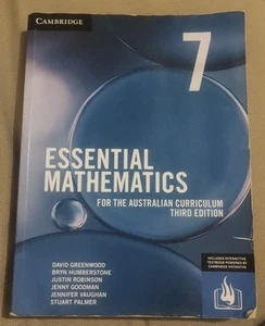 Essential Mathematics 7 by David Greenwood Paperback Cambridge 3rd Edition 2019 - Picture 1 of 4