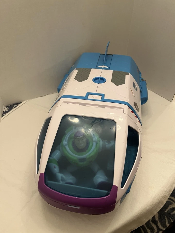 Mattel Disney Pixar Toy Story Buzz Lightyear’s Star Command Spaceship Incomplete - Image 1 of 4