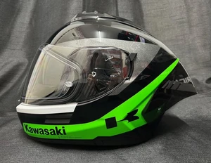2026 Nolan Green N60-6 SPORT with KAWASAKI STICKERS Motorcycle Sporty Helmet - Picture 1 of 10