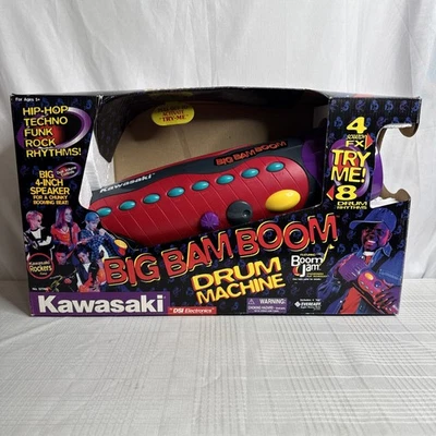 Kawasaki BIG BAM BOOM Electronic Drum Machine VINTAGE 1999 NEW FACTORY SEALED - Image 1 of 4