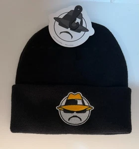 Lowrider adult Beanie with sticker Black GOLO Logo One size fits all - Picture 1 of 2