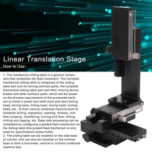 HF3‑A90 Linear Translation Stage XYZ Axis Manual Trimming Adjustable Platform r3 - Picture 1 of 12