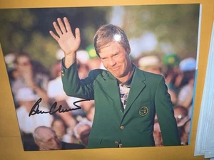 Foto 8x10 firmada por Ben Crenshaw PGA Golf The Masters - Imagen 1 de 1