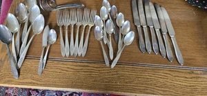 Juego de 31 piezas de cubiertos Community Plate Bird Of Paradise 1923 Oneida - Imagen 1 de 14