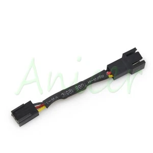 PC Cooling Fan 3pin Female to 3pin Male Noise Speed Reduction 30% Resistor Cable - Picture 1 of 4