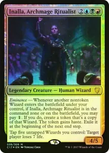 FOIL Inalla, Archmage Ritualist ~ Commander 2017 [ Excellent ] [ Magic MTG ] - Foto 1 di 1