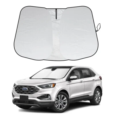 Parabrisas ventana delantera Ford Edge 2015-2024 cubierta protector solar visera bloque UV Foto 1 de 4