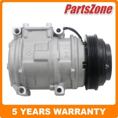 AC Compressor Fit for Toyota Landcruiser Prado VZJ95R 3.4L Petrol 5VZ-FE 1996-99 - Image 1 of 4