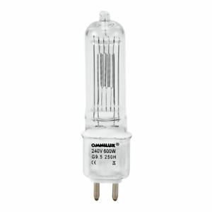 Omnilux HX600 GKV 600W 240V Lamp Bulb Source 4 Bulb