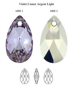 Genuine SWAROVSKI 6106 Pear Shape Teardrop Crystal Pendants* More Colors & Sizes