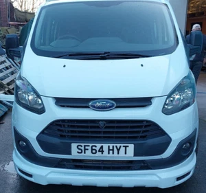 ALERÓN PARACHOQUES DELANTERO FORD TRANSIT CUSTOM 13-18 AÑADIR ESTILO V - Imagen 1 de 2