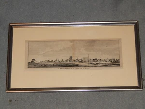 Original Kupferstich Die Stadt GOCH vom Klevischen Weg aus 1746 - Picture 1 of 8