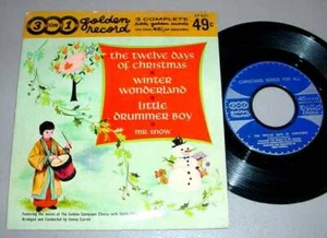 CHRISTMAS SONGS 45 RPM & SLEEVE - Golden Record EP621 - Picture 1 of 1