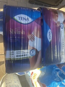 TENA Elegante Ropa Interior Blanca Super Plus Pesada Talla S/M 18ct - Imagen 1 de 2