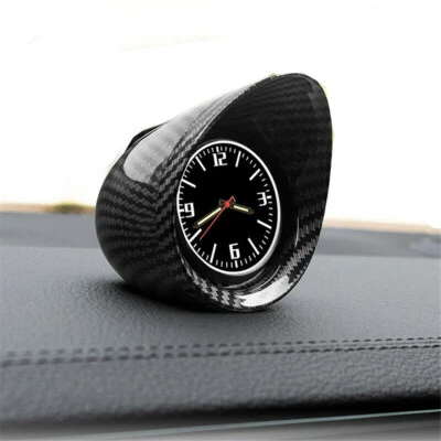 Car Interior Dashboard Clock Large-scale Screen Glass Mirror Zinc Alloy Shell - Image 1 of 4