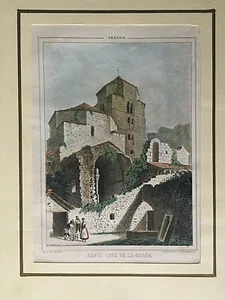 ARAGÓN, SANTA CRUZ DE LA SERÓS, Parcerisa 1839-1865 - Bild 1 von 1