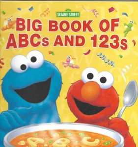 Sesame Street Big Book of ABCs And 123s Big bird Elmo Count 14 stories Hardcover - Picture 1 of 2